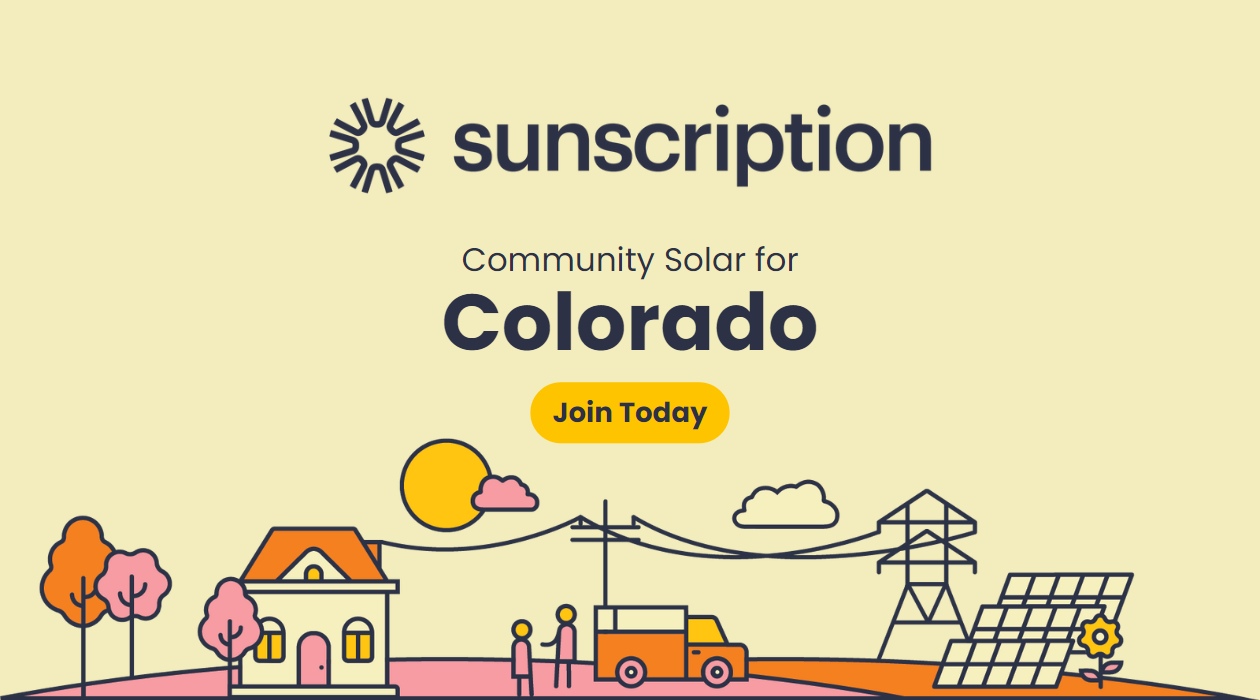 Colorado Community Solar Sunscription